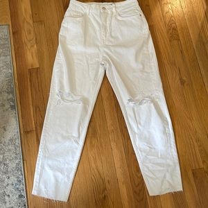 Zara mom fit high rise jeans NWT